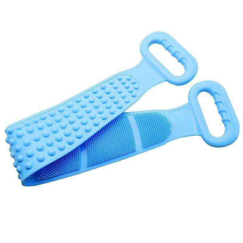 Silica Gel Bath Towel Rub Brush Back Scrubber