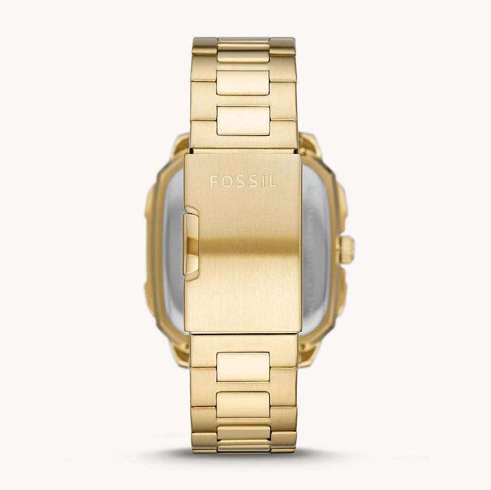 Fossil Inscription Automatic Skeleton Gold Watch BQ2573  Self-Winding Mechanical