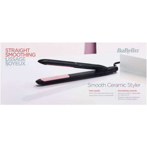BaByliss - 2 in 1 Ceramic Styler Sleek (Straightening or Curls)