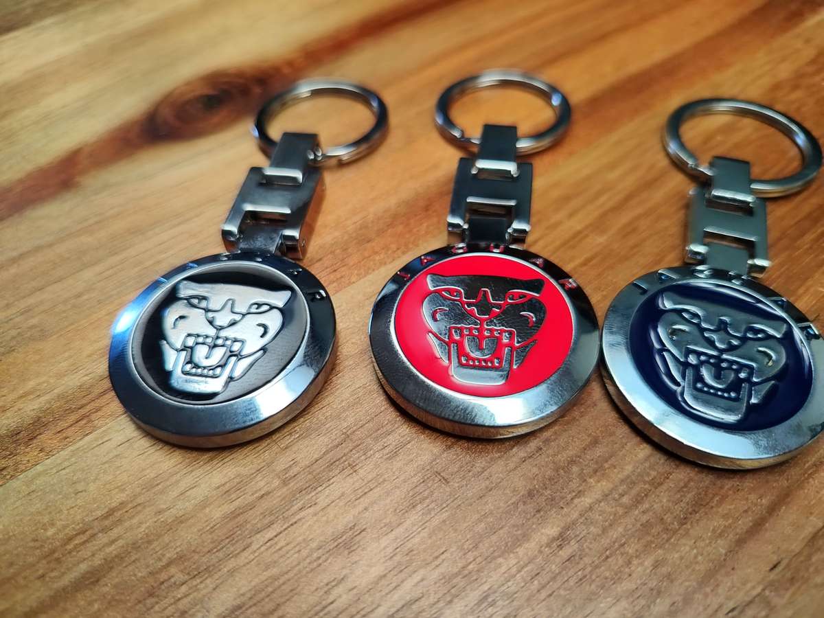 set of 4 Jaguar Wheel center cap badges