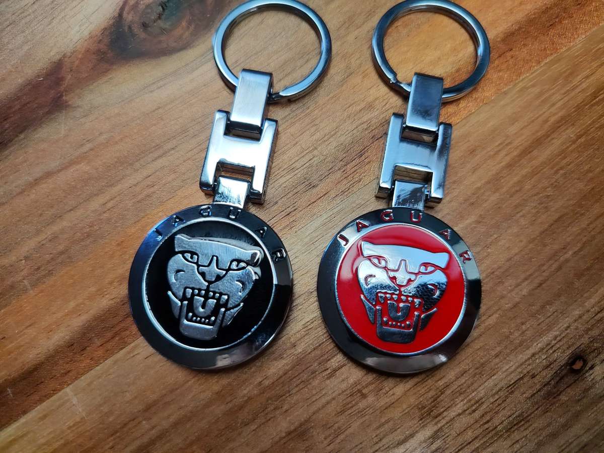 set of 4 Jaguar Wheel center cap badges