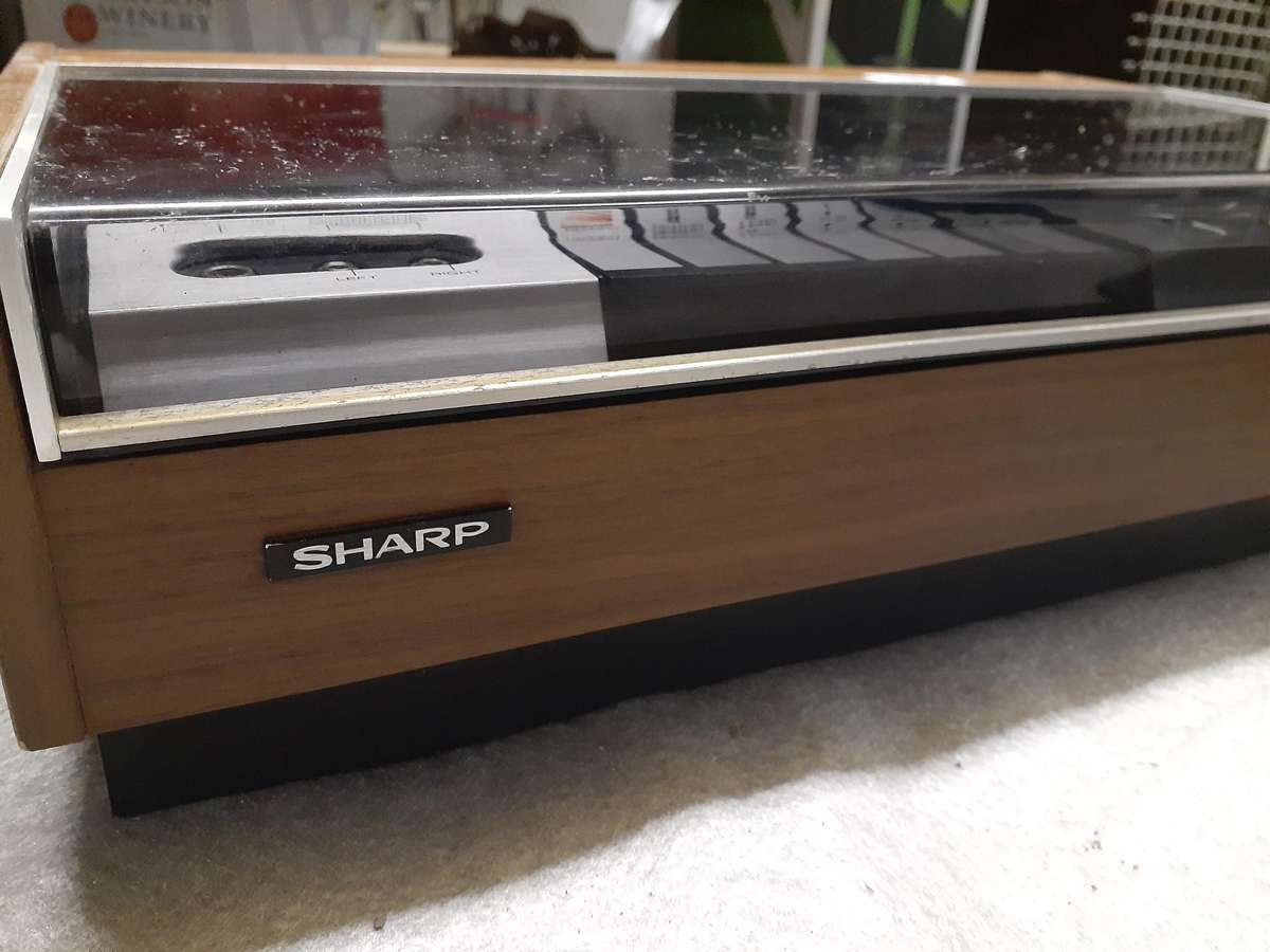 sharp rt-480tx tape deck 1980's working