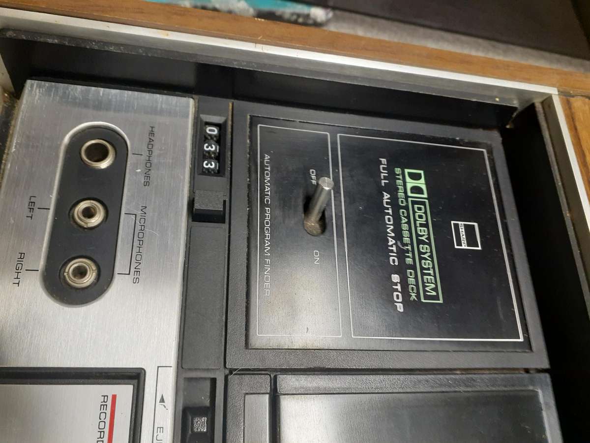 sharp rt-480tx tape deck 1980's working
