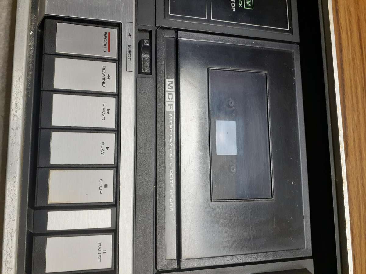 sharp rt-480tx tape deck 1980's working