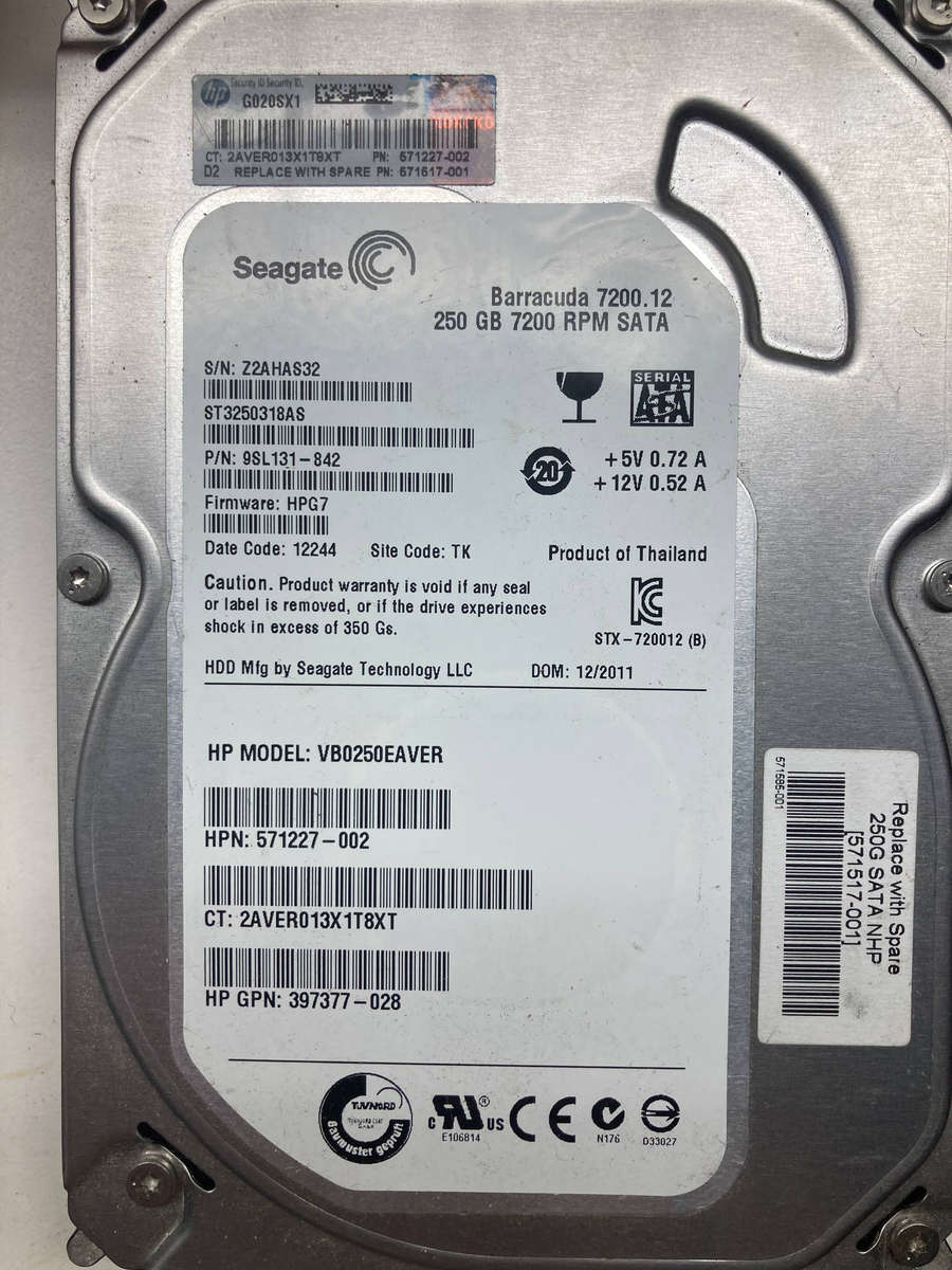 Mixed High-Capacity Desktop Lot (4 Drives) 3.5 inch SATA 100% health