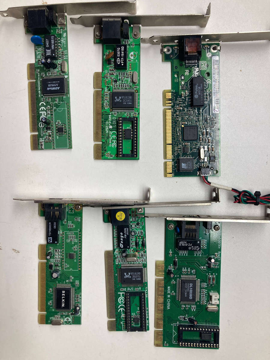 Bulk LAN cards 6 total