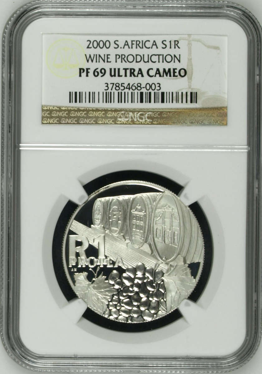 2000 Wine Production R1 NGC PF69 Ultra Cameo