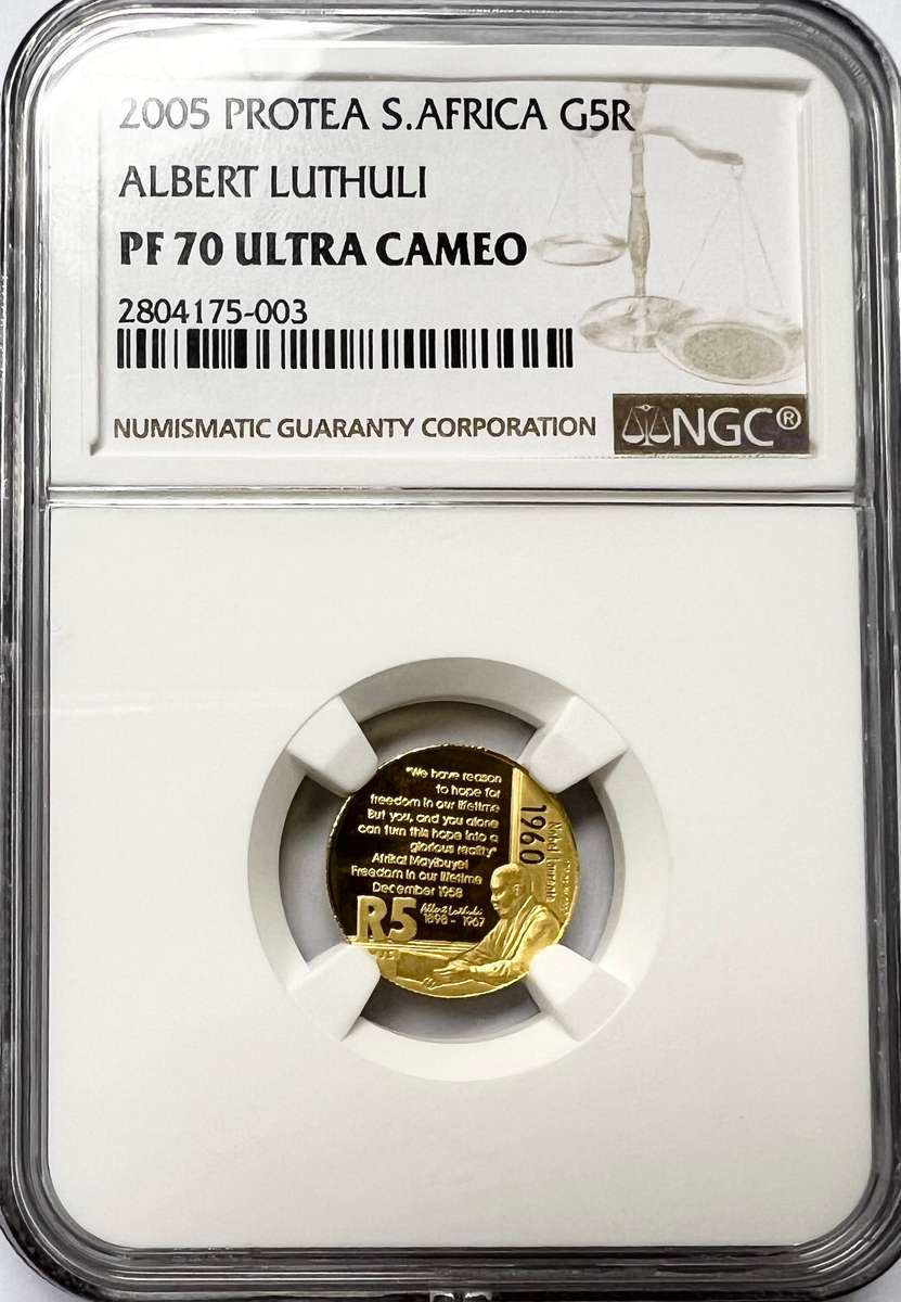 2005 Protea G5R Albert Luthuli PF70 Ultra Cameo