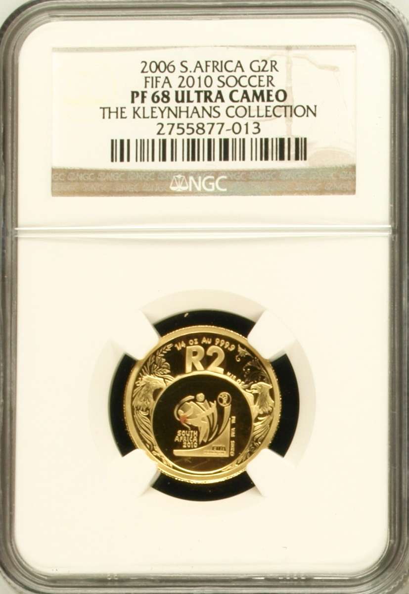 2006 G2R FIFA 2010 Soccer PF68 Ultra Cameo (The Kleynhans Collection)