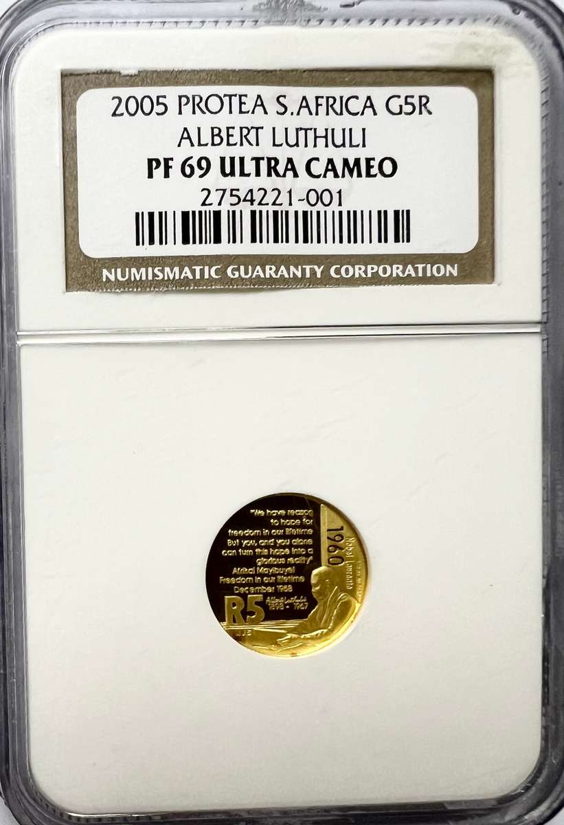 2005 Protea G5R Albert Luthuli PF69 Ultra Cameo