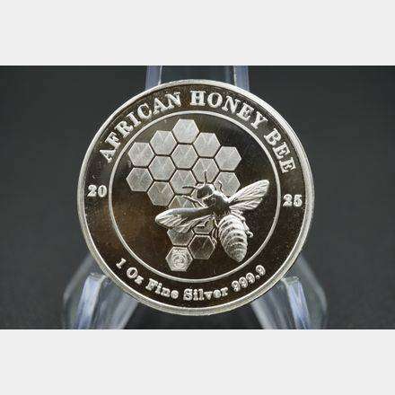 2025 African Honey Bee 1 Oz Troy Fine Silver Coin