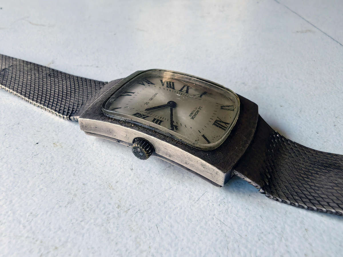 Le Monde Sterling Silver Watch