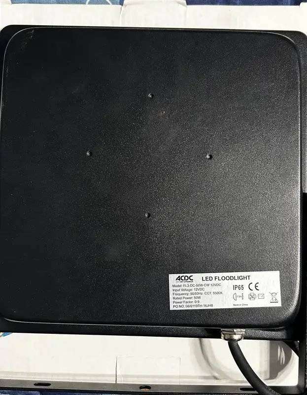 New in Box. 50w 12vdc Floodlights