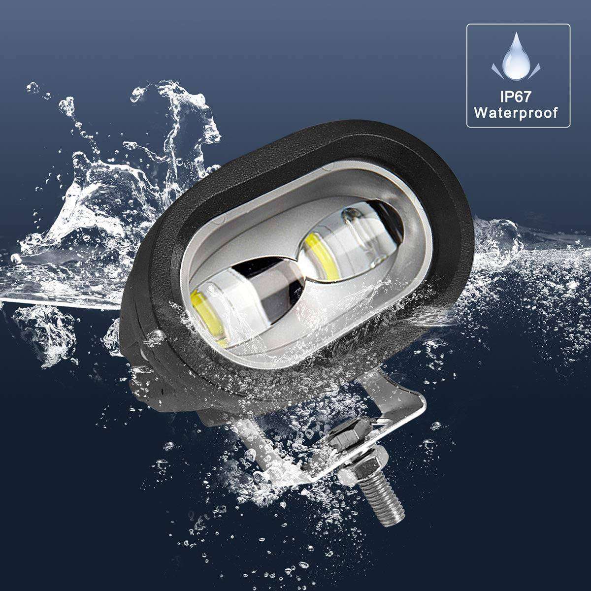 Aluminum Angel Eye Spotlights. Motorcycle or car.