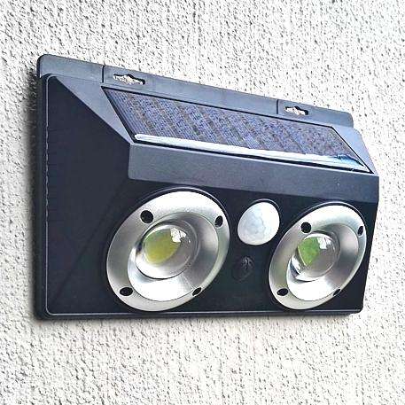 Bright Duel Cob Angel Eye Solar Motion Sensor Security Lights