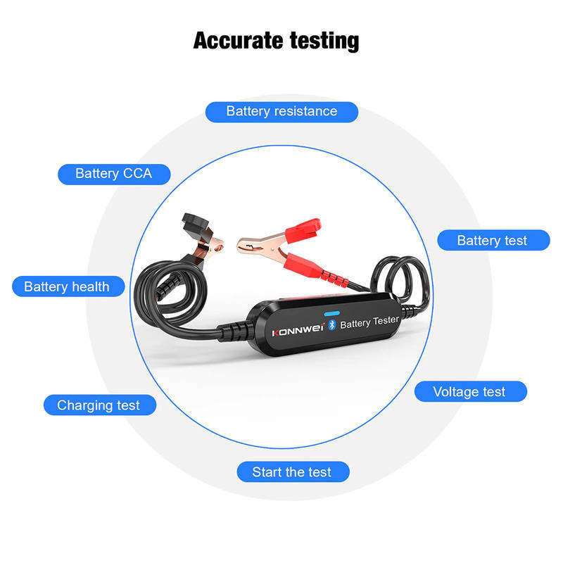 BK100 6V 12V Bluetooth Battery Analyser/Tester