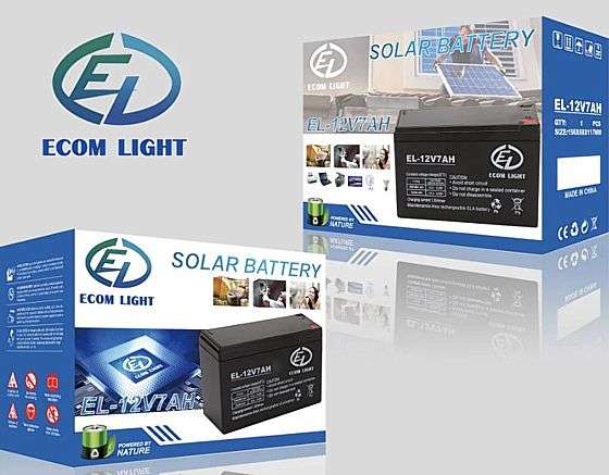 Ecomlight 12v  7ah Battery with Gamistar 3 stage charger