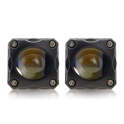 Top Quality Aluminum Angel Eye Motorcycle Spotlights. (Not Plastic) Amber and White light.