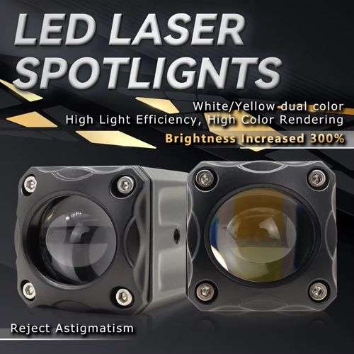 Top Quality Aluminum Angel Eye Motorcycle Spotlights. (Not Plastic) Amber and White light.