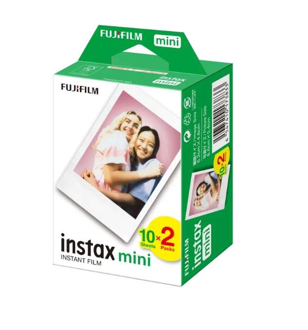 Instax Mini Fujifilm instant  White 20 pack
