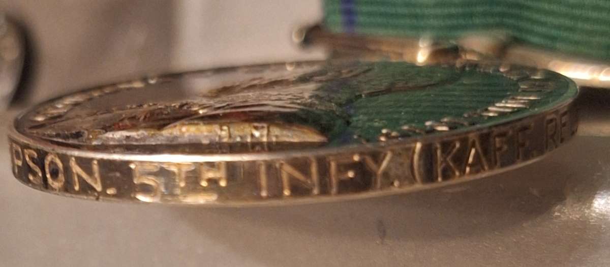 OFFICERS Colonial Auxiliary Forces Long Service Medal