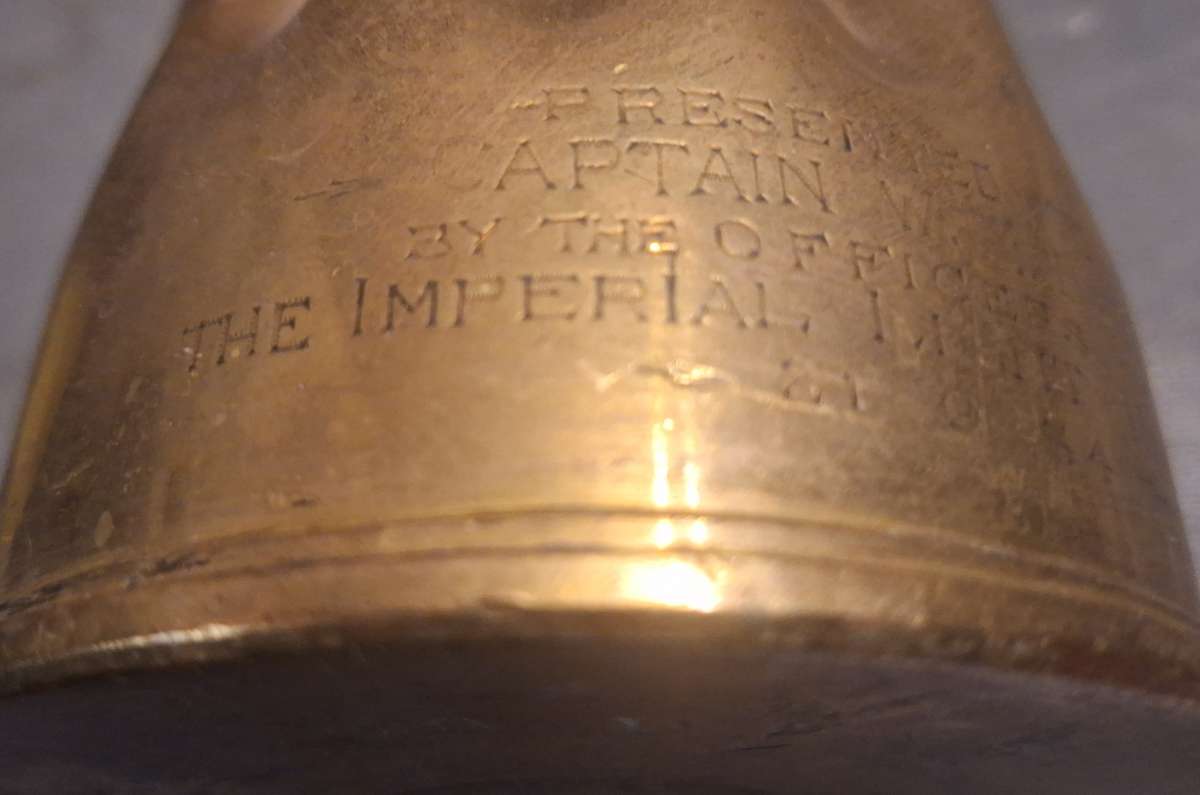 ILH OFFICERS PRESENTATION BRASS SHELL