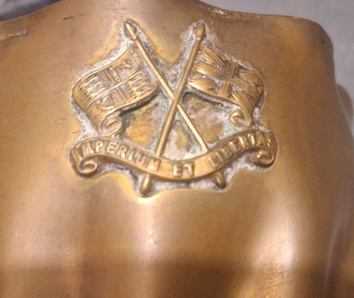 ILH OFFICERS PRESENTATION BRASS SHELL