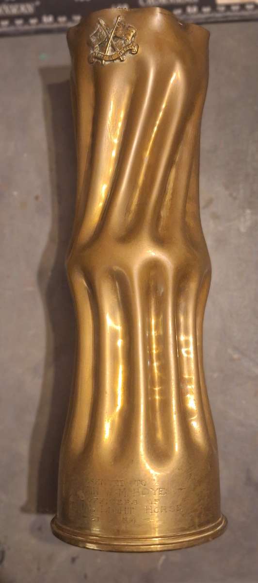 ILH OFFICERS PRESENTATION BRASS SHELL