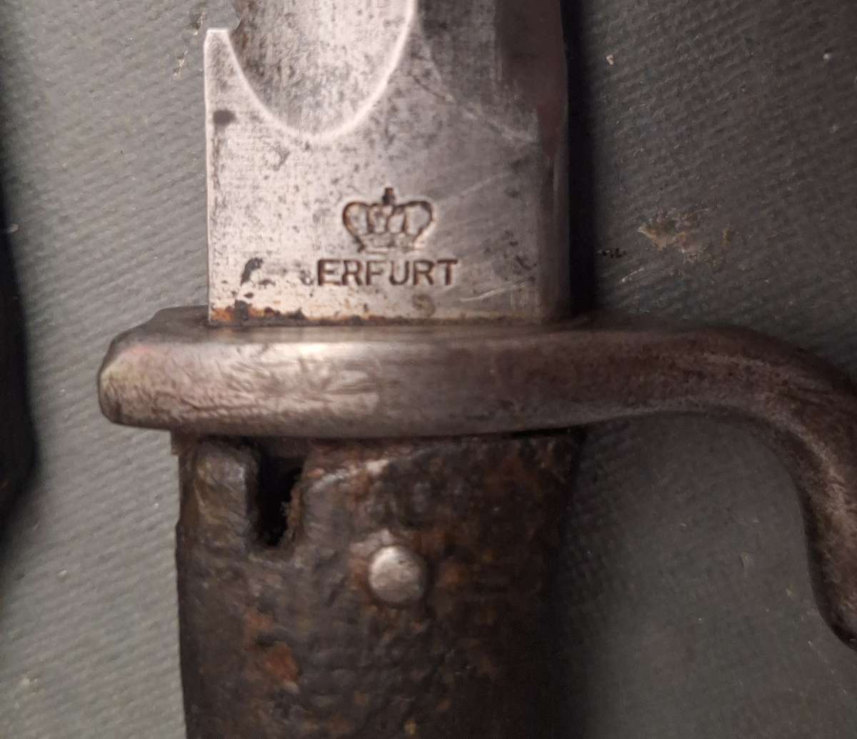 GERMAN GSWA SCHUTZTRUPPEN KS K98 BAYONET WITH FROG