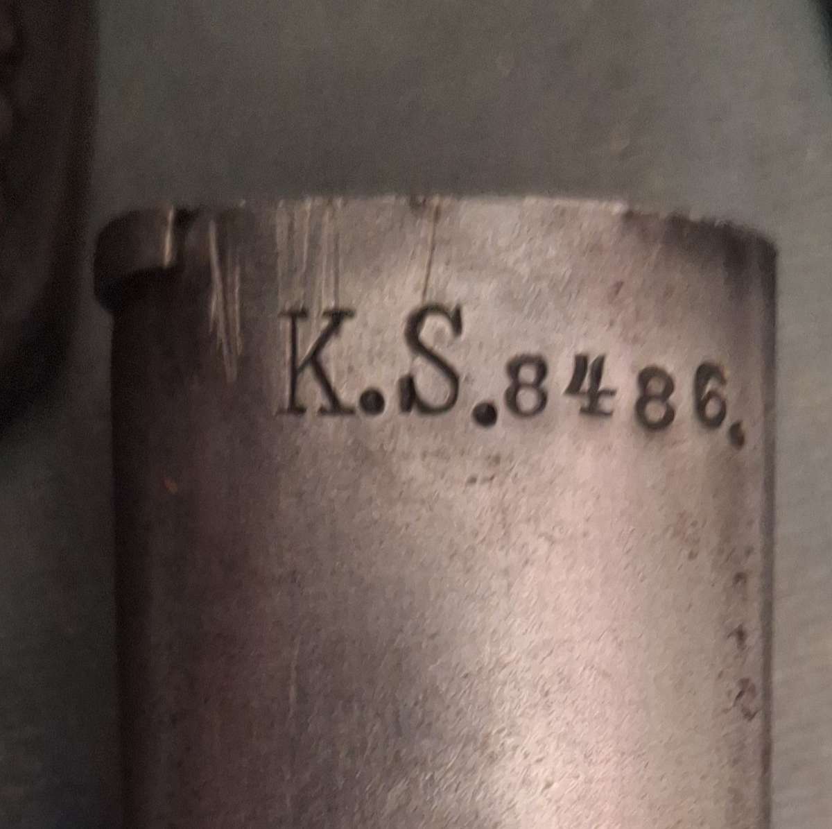 GERMAN GSWA SCHUTZTRUPPEN KS K98 BAYONET WITH FROG