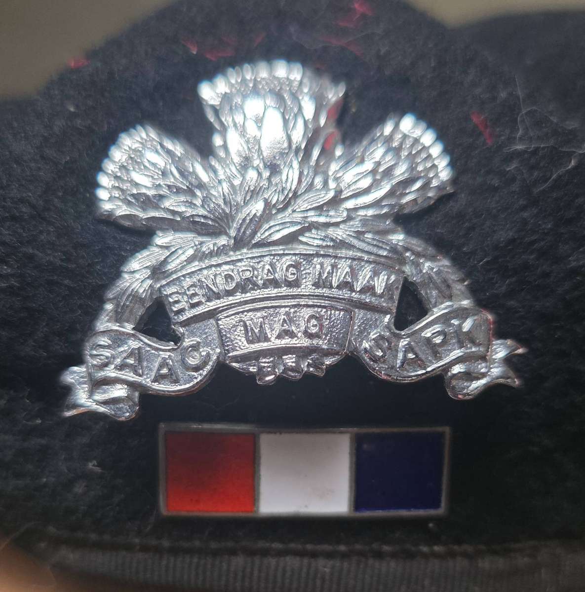 SADF SOUTH AFRICAN ARMOURED CORPS SAAC BERET