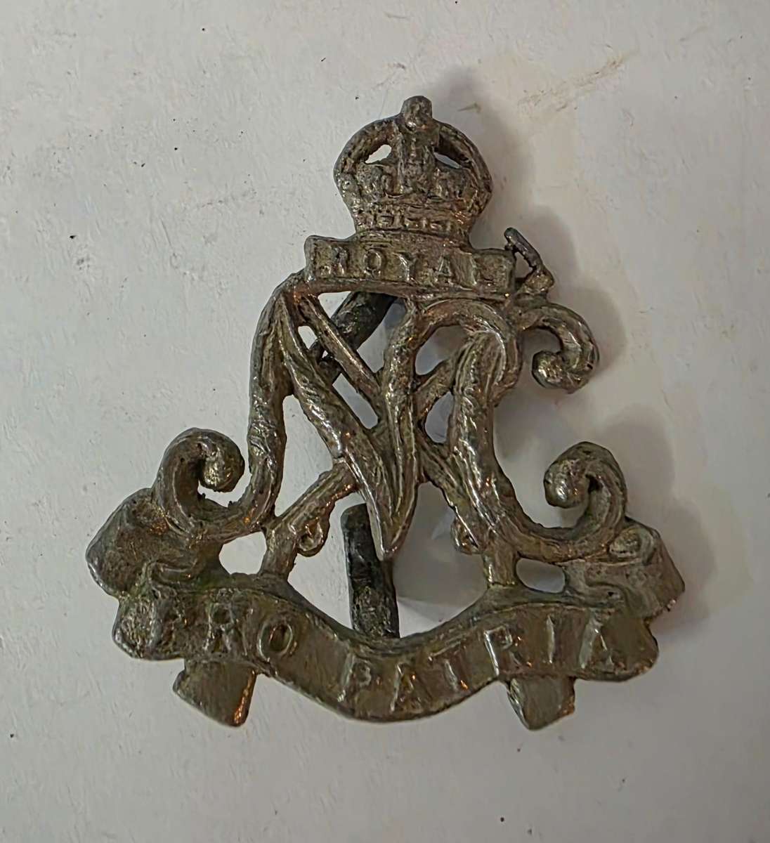 WW2. South Africa. Royal Natal Carbineers Killed In Action Death Plaque With Badge