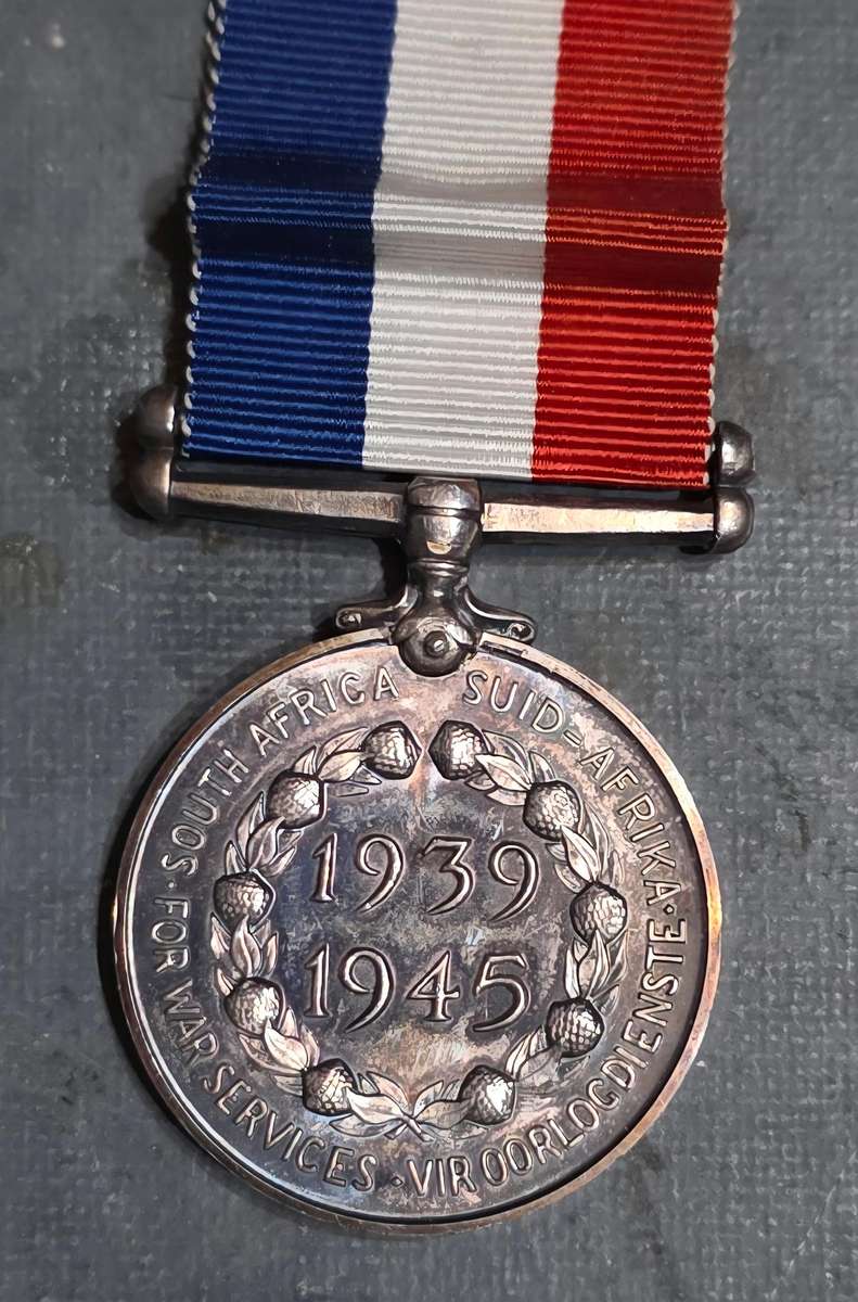 WW2.Womans SA Medal For War Services Lot