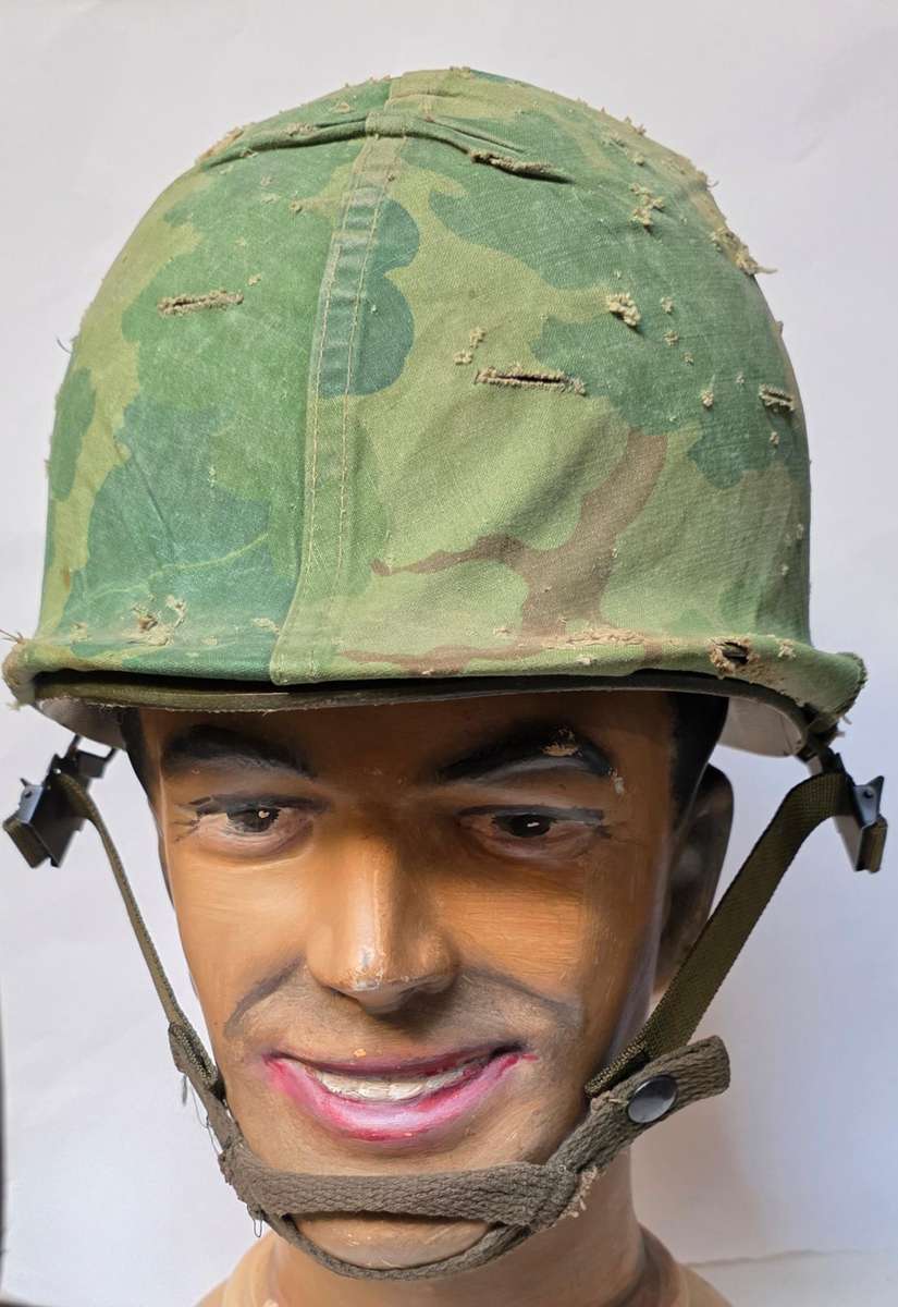 USA VIETNAM M1 HELMET WITH COVER
