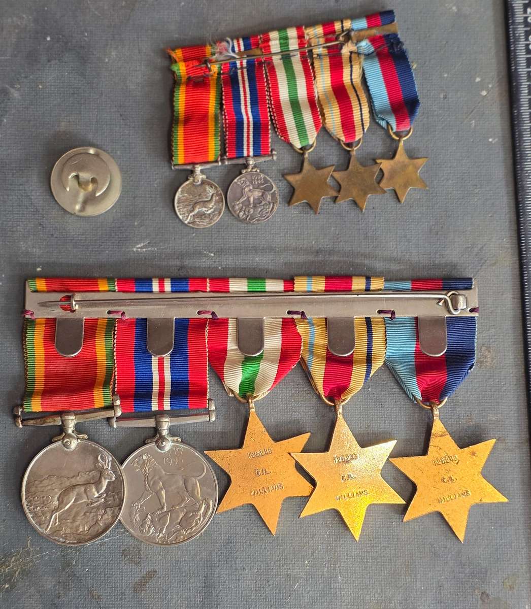 WW2 UDF Chaplain Officer MID Medal Group With Papers.