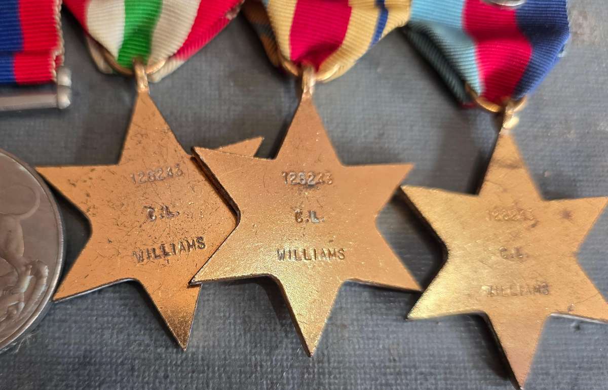 WW2 UDF Chaplain Officer MID Medal Group With Papers.