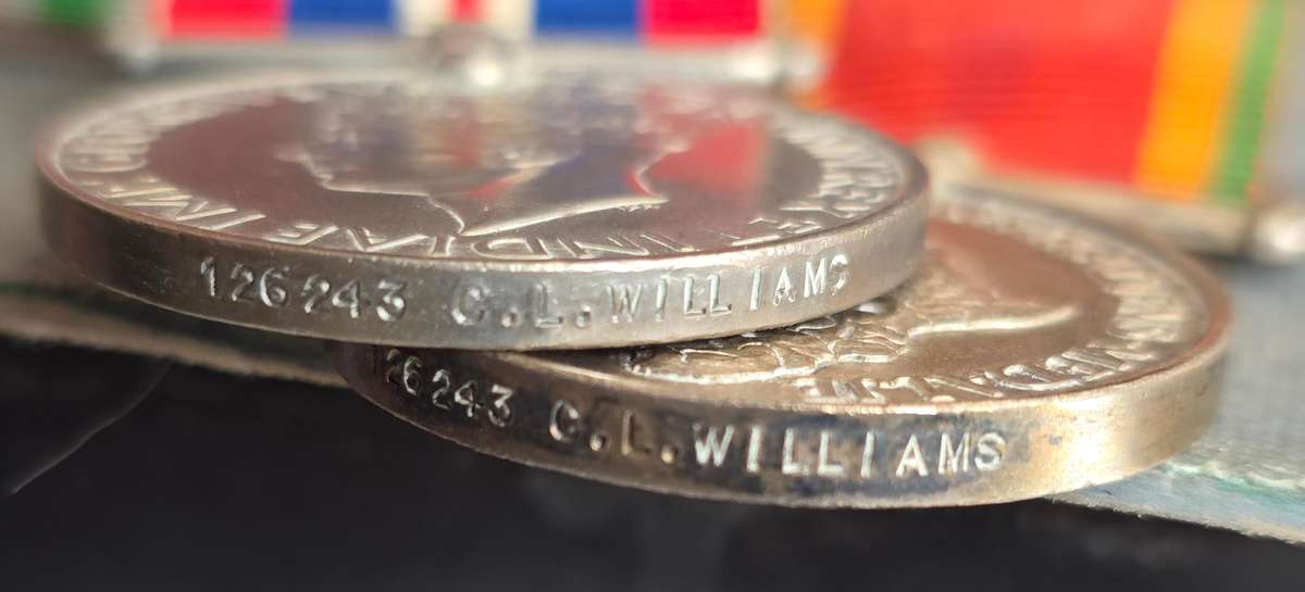 WW2 UDF Chaplain Officer MID Medal Group With Papers.