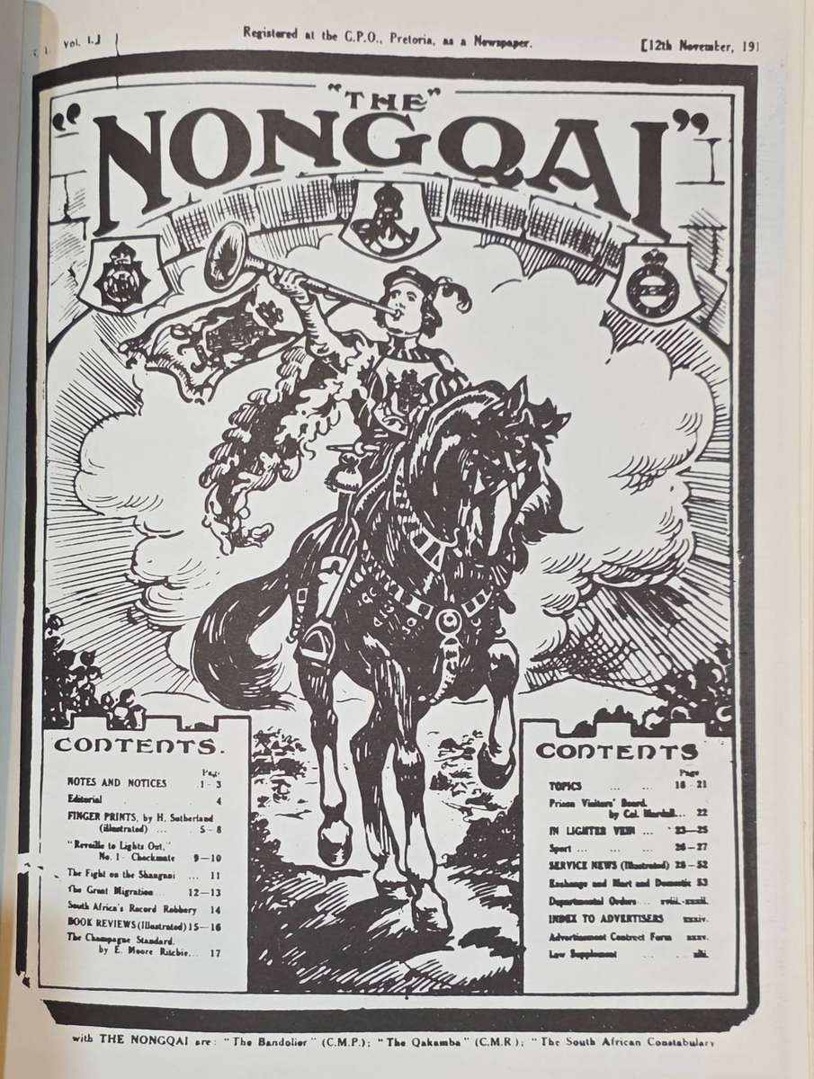 SA POLICE NONGQAI REPRINT 1988