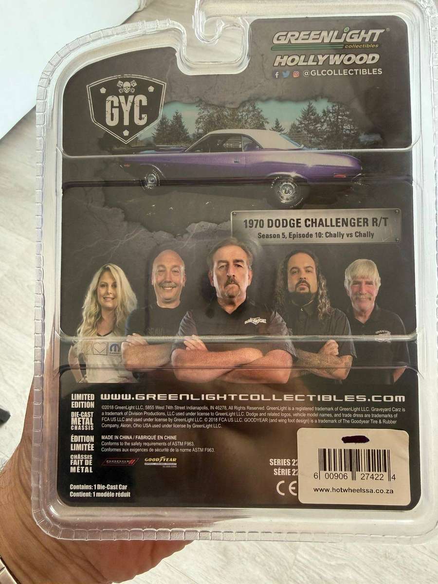 Greenlight Graveyard Carz 1970 Dodge Challenger 1:64 Limited Edition Die Cast Model