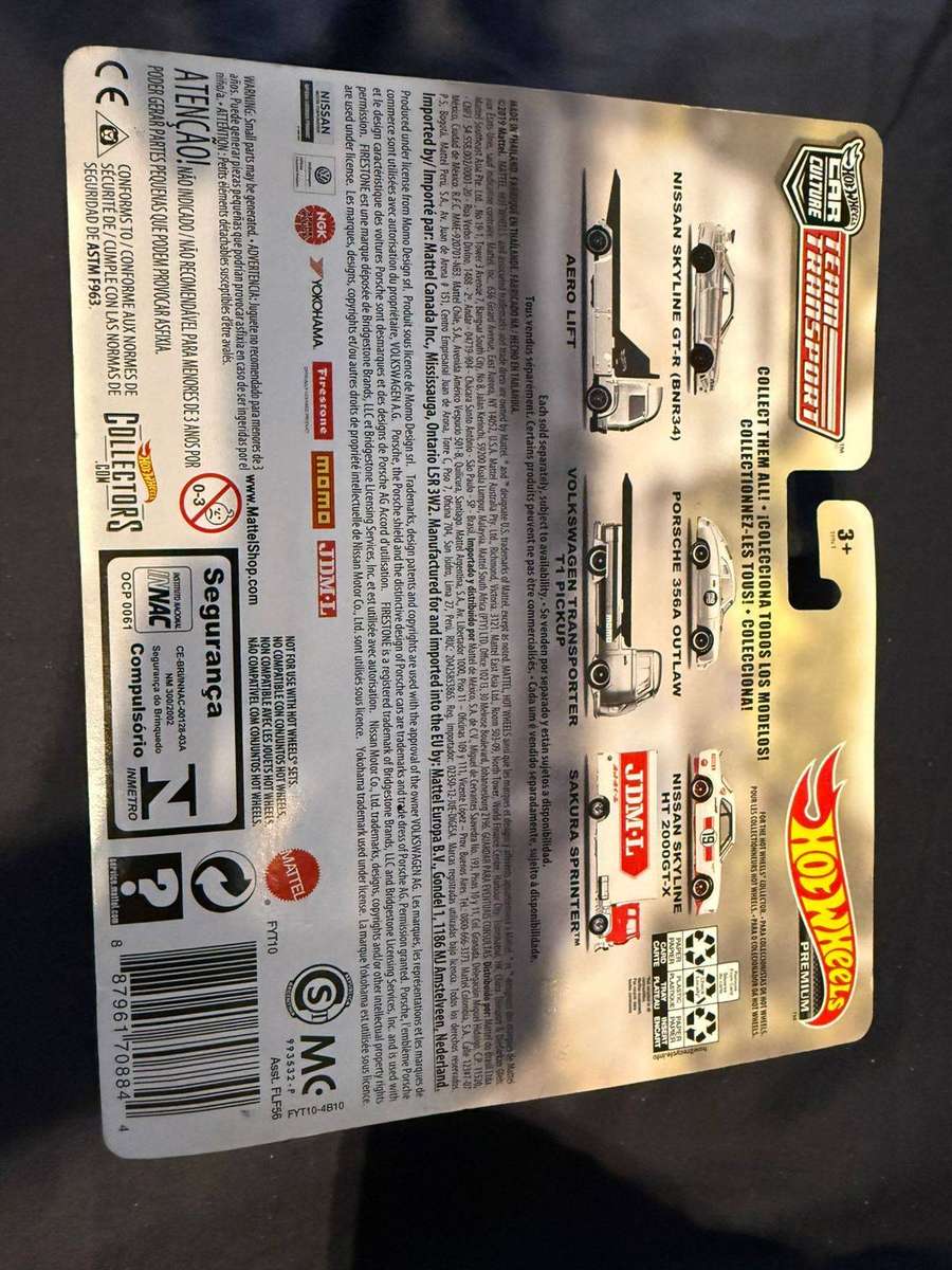 Hotwheels Team Transport Numbers 12 / 13 & 14