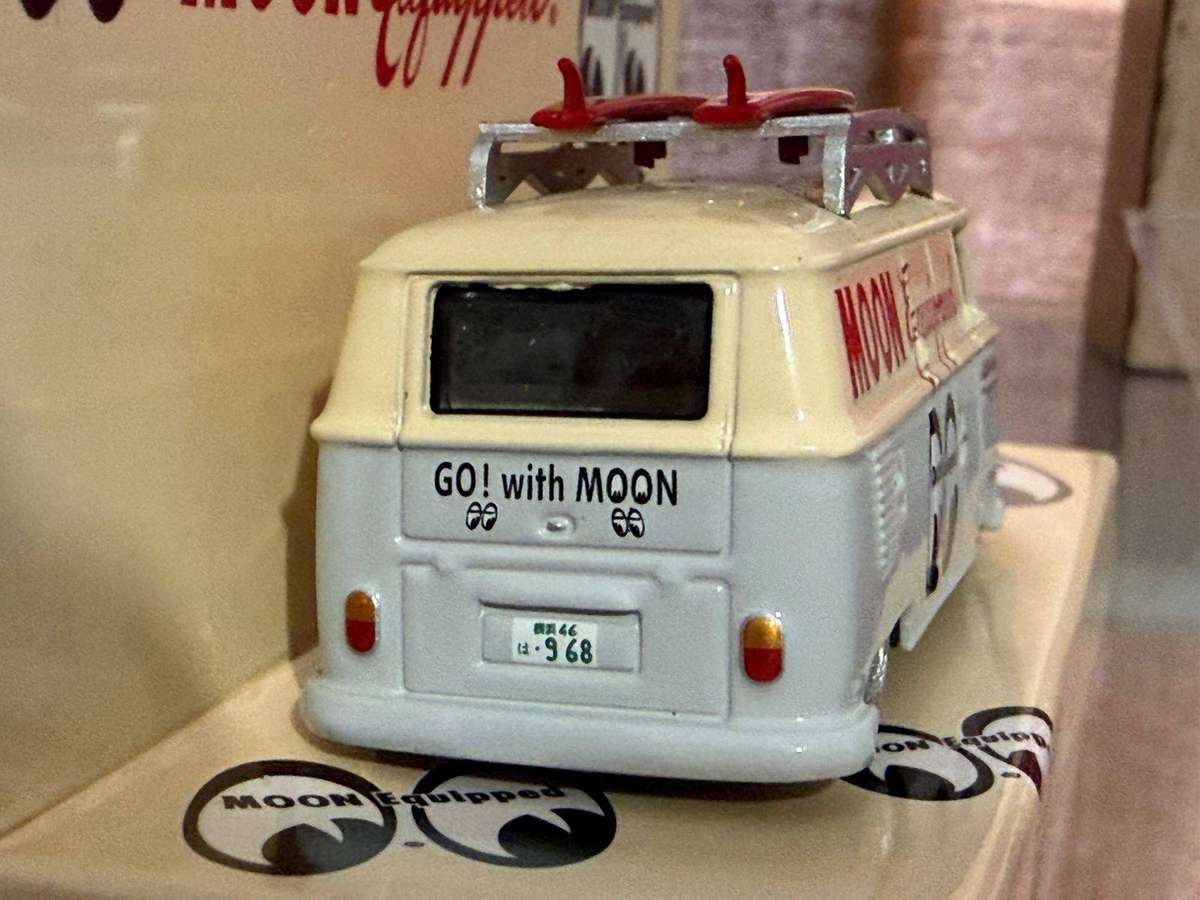 Tarmac Moon Eyes Volkswagen Type II T1 Panel Van Model in Original Box