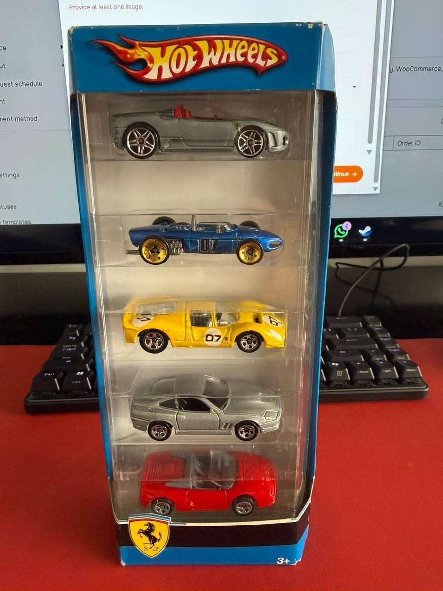 2007 Hot Wheels Ferrari 5 Pack - Unopened - 18 years old