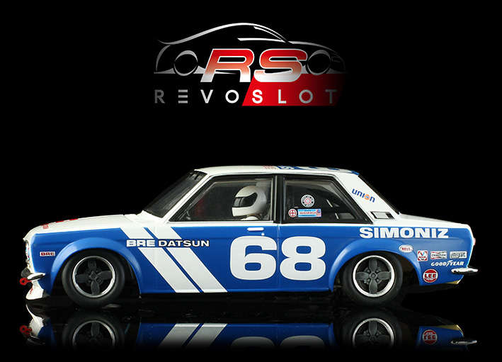 Scalextric RevoSlot Datsun BRE SCCA Trans Am 1972 #68 RS0240  1/32 slot ca