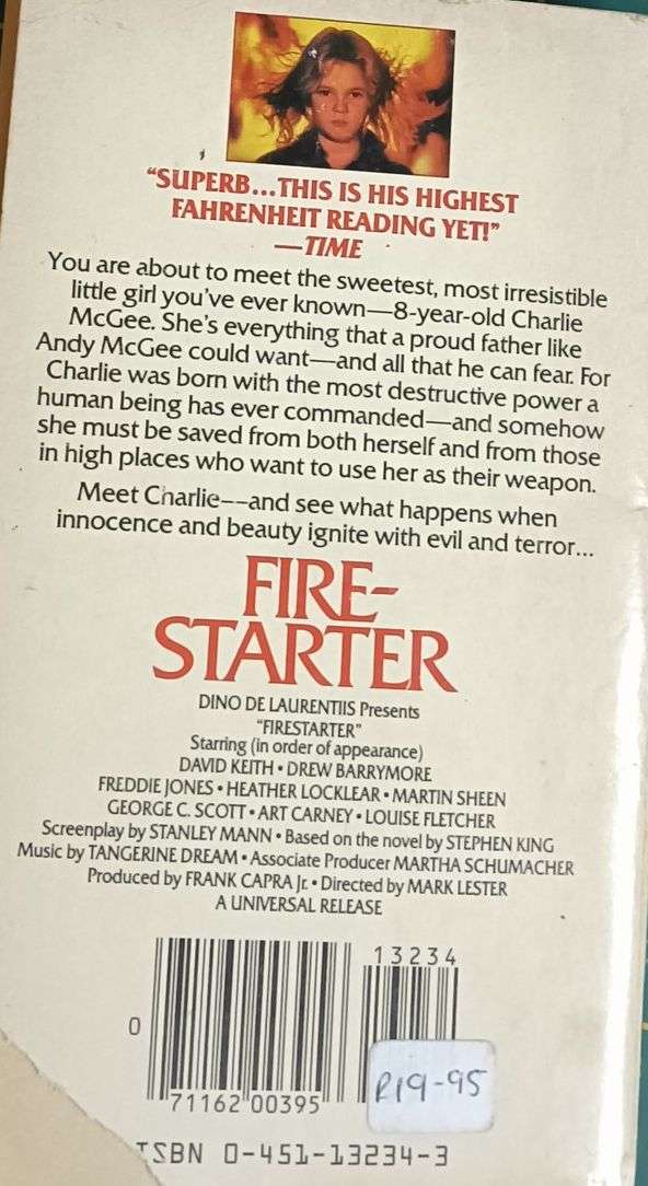 Firestarter - Stephen King - Softcover
