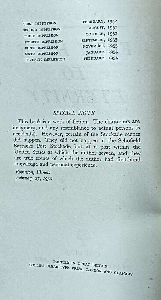 From Here to Eternity - James Jones - Hardcover