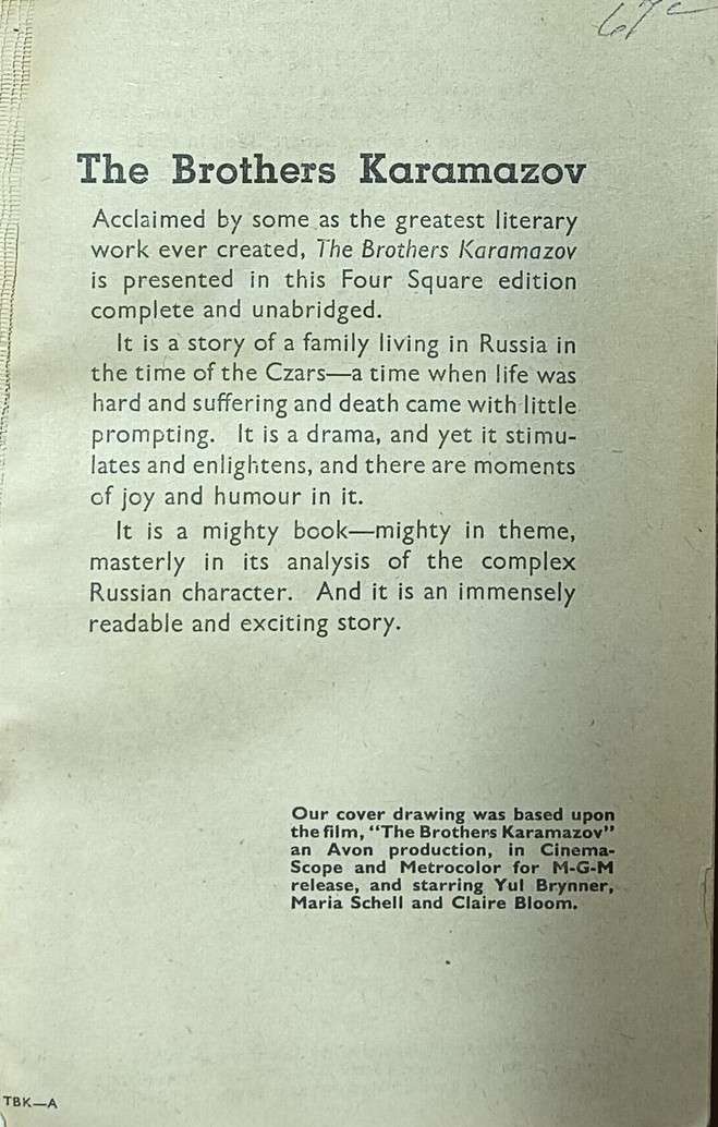 The Brothers Karamazov - Fyodor Dostoevsky - Softcover