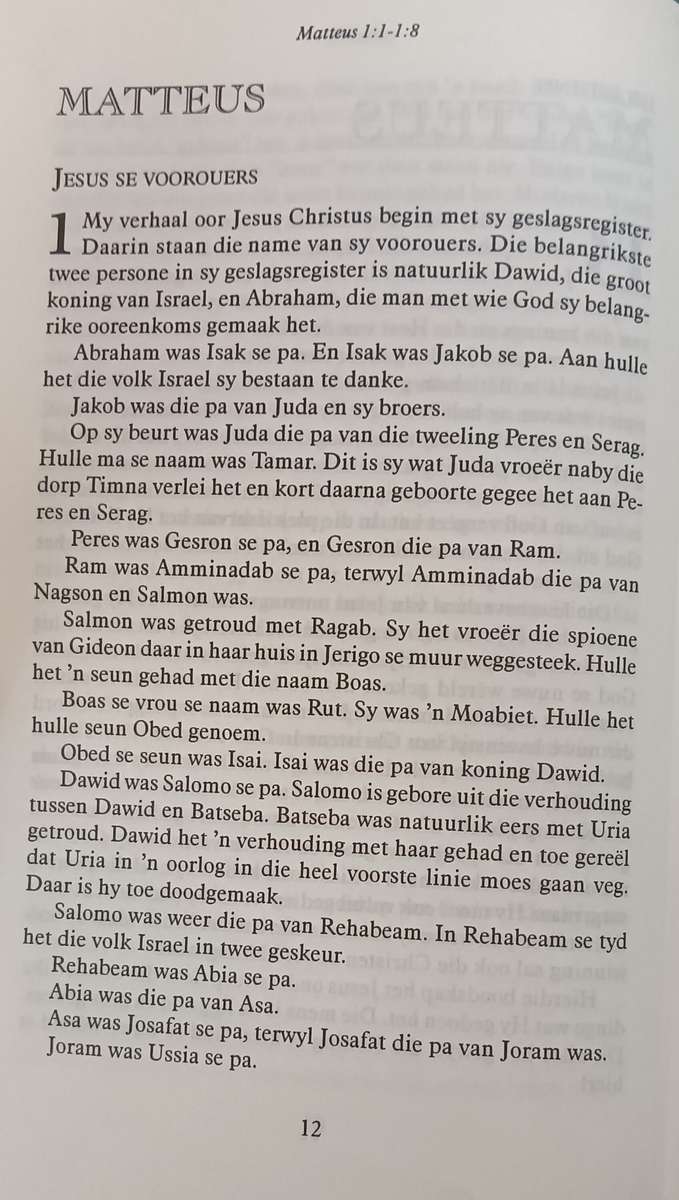 Die Boodskap Die Nuwe Testament in Hedendaagse Afrikaans -Softcover - 442 pages