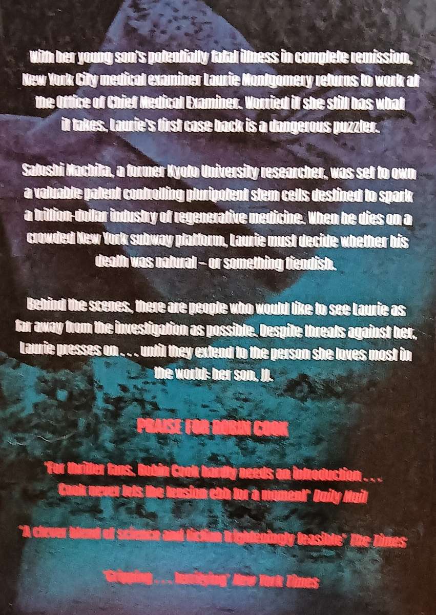 Cure - Robin Cook - Softcover - 459 pages