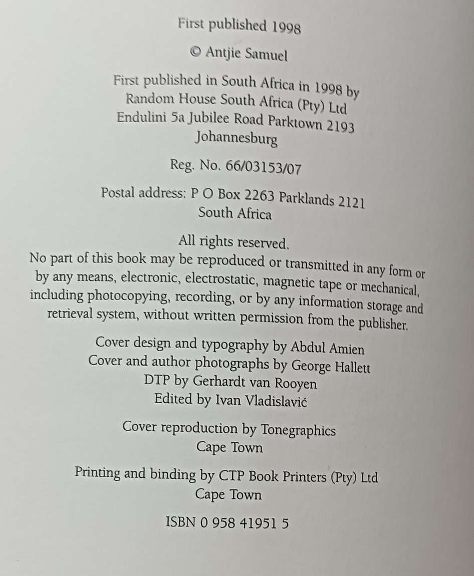 Country of my Skull - Antjie Krog - Softcover - 286 pages