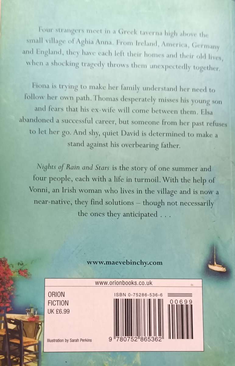 Nights of Rain and Stars - Maeve Binchy - Softcover - 392 Pages